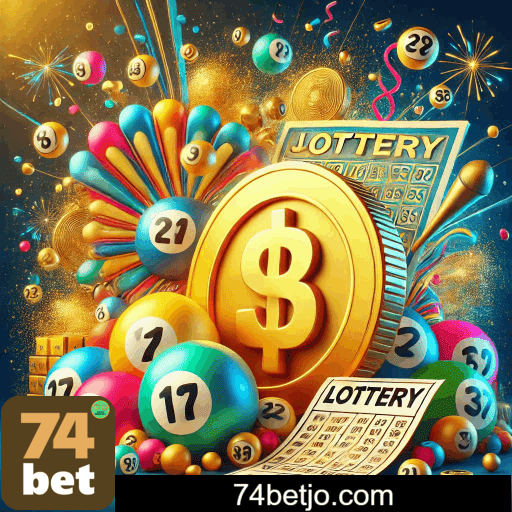 Imagem promocional dos jogos de lottery da 74BET