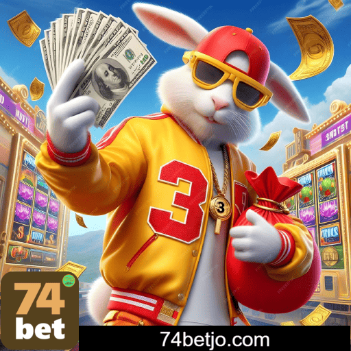 Imagem promocional dos ganhos da 74BET